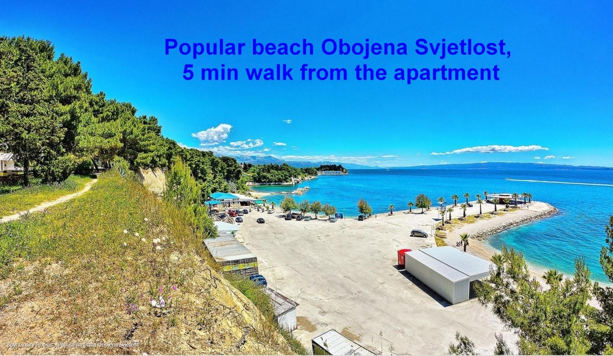 Beachfront Apartment Drazen, With Garden And Parking Split Exterior photo